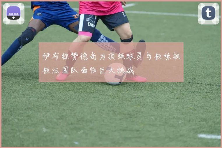 伊布称赞德尚为顶级球员与教练执教法国队面临巨大挑战